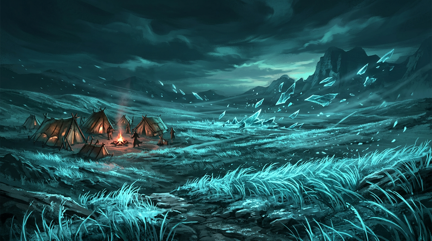 Glasswind Steppe biome