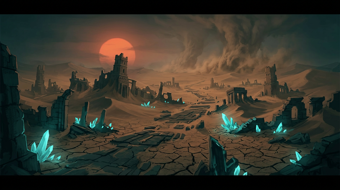 Sunfall Wastes biome